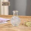 Simple Transparent Striped Glass Vase
