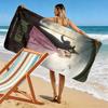 Wicked Witch and Princess 2D Flat Print Beach Towel, Large Soft Quick Dry Towel for Beach Camping SwimmingXSTJ0915095