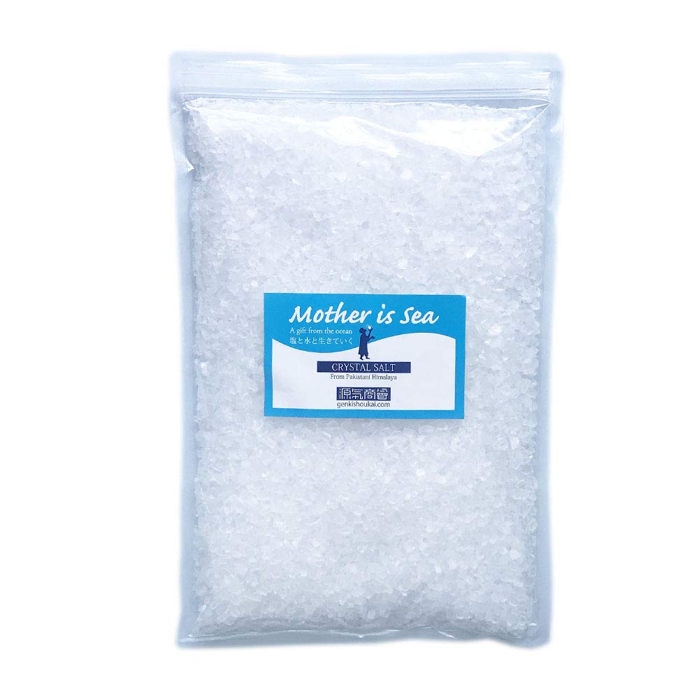 Genki Shokai Crystal Rock Salt for Edible 1kg Milling, Grade,
