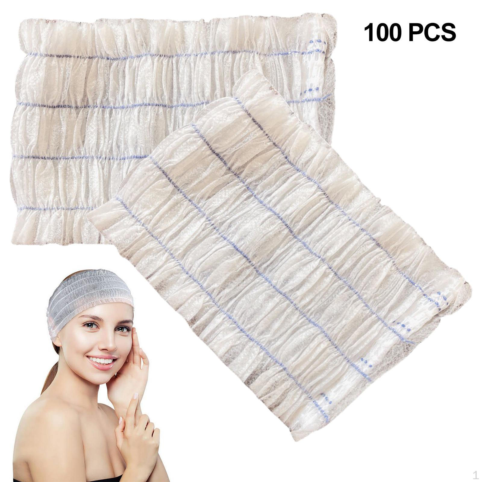 

SPA , Breathable Non Woven Head Wraps for Salon Tanning White