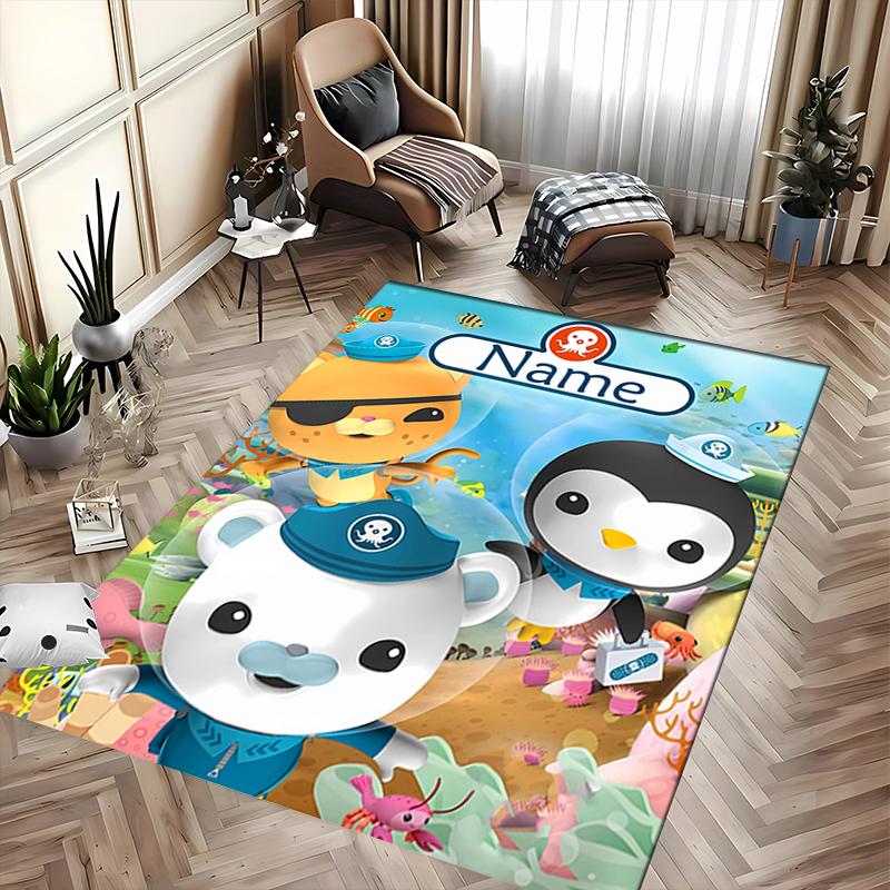 Custom personalization Octonauts Area Rug - Perfect For Kitchen, Bathroom,Laundry Room Decor Large Size Available,Gift All Seasons
