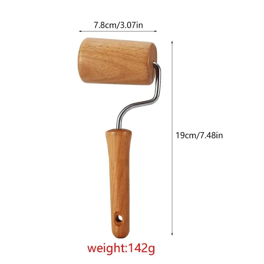 2024 Rolling Pin Creative Scroll Wheel Dough Roller Eco-Friendly Plastic Pastry Roller Baking Tool Practical Kitchen Accessories Rolling Pin