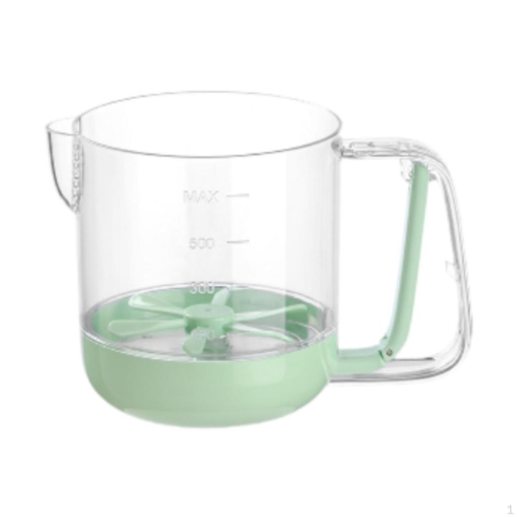 Kompakter Mixer mit Messskala Handmixer für Eier, Kuchenteig und Marinaden
