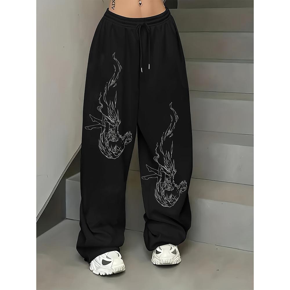 High Street Hip Hop Trend Casual Pants Men's Summer New Loose Niche Straight Versatile Long Pants