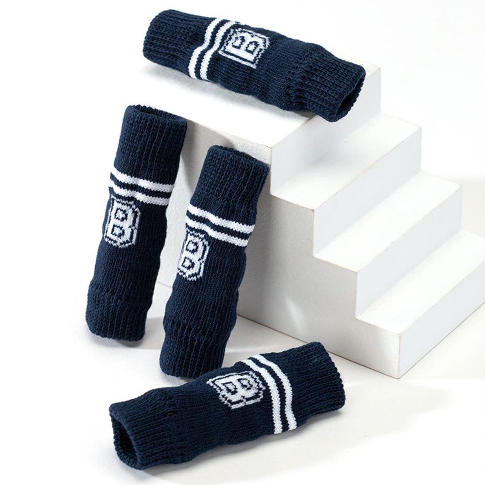 4 Stück/Set Welpenstiefel Warmer Knieschoner Hundesocken Hund Ellbogenschoner Hund Beinschutz Urinsicher Warmer Knieschoner Gestrickter Haustier Beinschutz