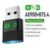 2 in 1 USB Bluetooth 5.4 Adapter WiFi 6 900Mbps Wireless Network Card 2.4G&5GHz Dual Band USB Dongle Driver Free For Win10/11