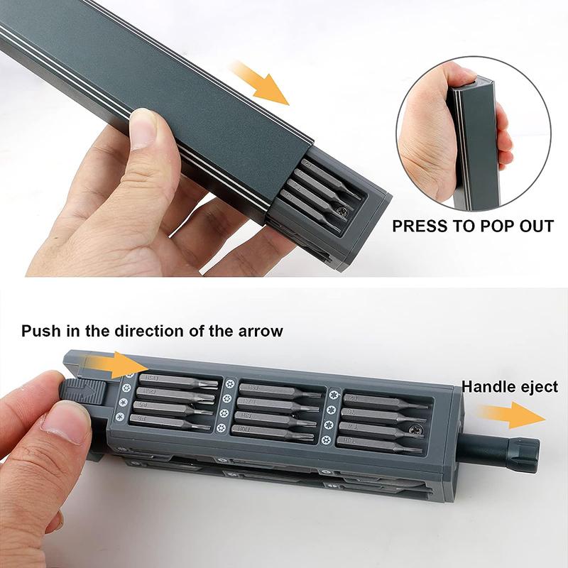 45 in 1 Precision Screwdriver Set Magnetic Mini Screwdriver Bits Screw Driver Set Mini Tool Case for Smart PC Phone Repair Tool