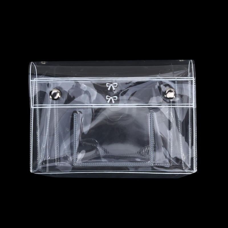 Clear Pencil Case Large Capacity Students Exam Stationery Bag Portable Waterproof Pen Pouch Organizer Storage Box - Ideal for Travel Storage