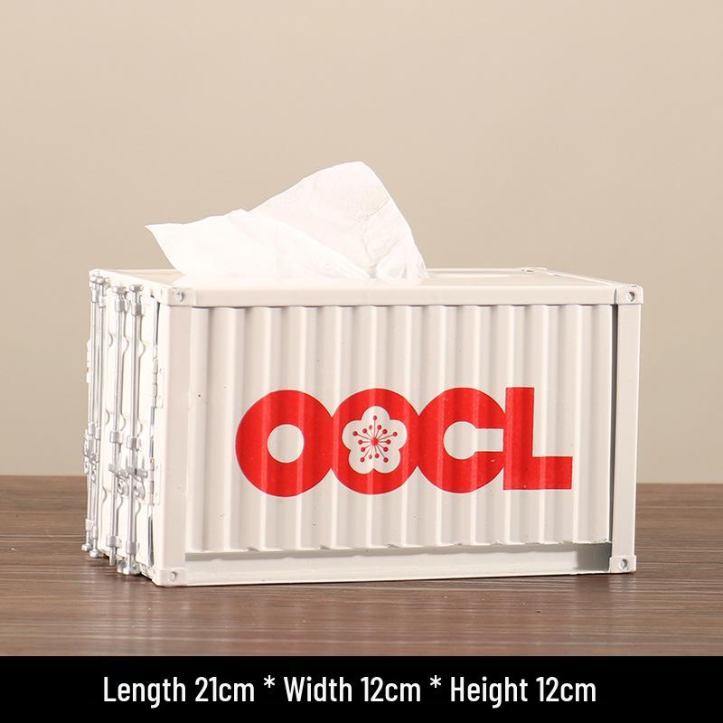 

Iron Art Tissue Box - Decorative Paper Dispenser for Living Room, Dining Room, or Bar