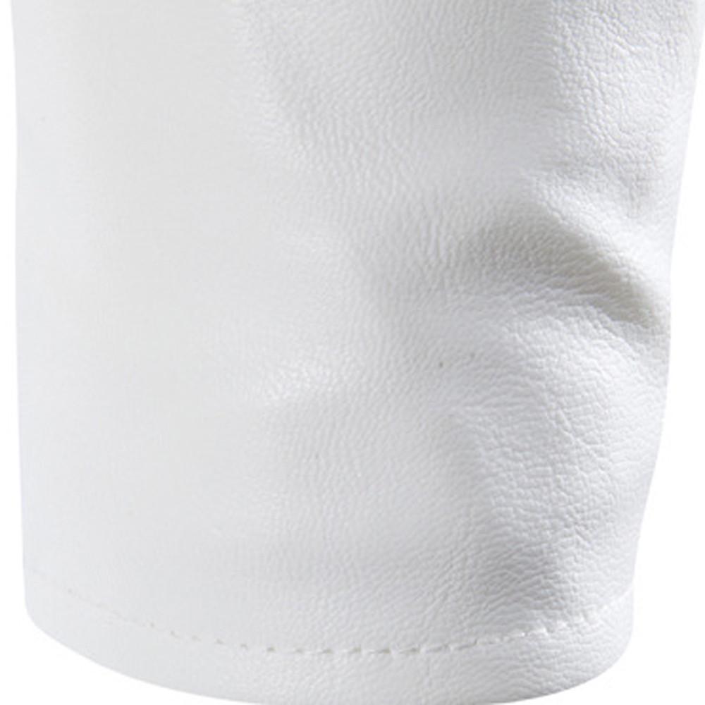 Herren Winter Casual Leder Reißverschluss Langarm Jacke Mantel Oberteile