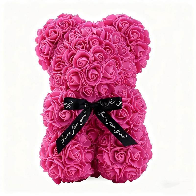 1 ST Kunstbloem Eeuwige Roos Teddybeer Moederdag Verjaardag Valentijnsdag Jubileum Cadeau Huisdecoratie