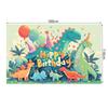 Dinosaur Jungle Birthday Party Backdrop Polyester Kids Birthday Party Decoration Banner Room Photo Booth Background Props