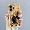 KEYSION Shockproof Case for OPPO Reno15 F 5G with Lanyard Soft Silicone Cute 3D Cartoon Doll Phone Back Cover for OPPO Reno 15F 5G