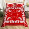Paisley Dekbedovertrek Western Boho Bloemen Beddengoed Set Vintage Exotische Dekbedhoes voor Jongens Meisjes Slaapkamer Decoratie Tribale Bedhoes