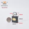 Cadenas Shenli Noir Épais avec Noyau en Fer et Clé Plate
