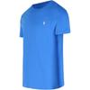Polo Ralph Lauren Einfarbiges Logo Rundhals Kurzarm T-Shirt Herren Oberteile Blau 710671438-411