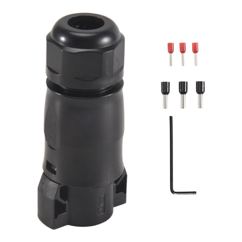 Solar PV Connector Plug Waterproof IP68 4000V 40A For Solar PV System Panel Parallel Protection Set Kit LY01-Female-B61B