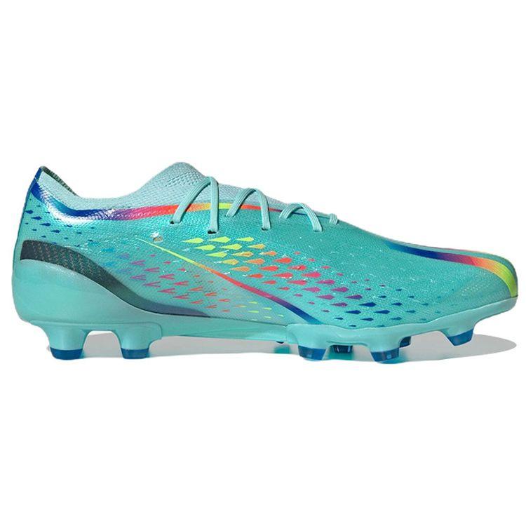 Adidas X Speed Portal.1 Okrągły Czubek Sznurowane AG (Gumowe krótkie kołki) Tkanina ze sztucznej trawy Antypoślizgowe Odporne na ścieranie Buty piłkarskie Męskie Buty piłkarskie GW8435