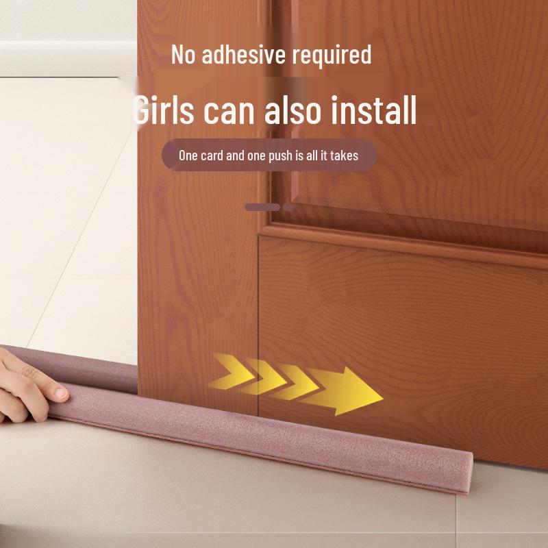 Windproof & Soundproof Door Bottom Sealing Strip – Waterproof, Air Leak Protector