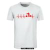 Custom Funny TShirt Man Cotton Heartbeat Beekeeping Beekeeper Cool Shirt Fun Gift Summer Men T Shirt