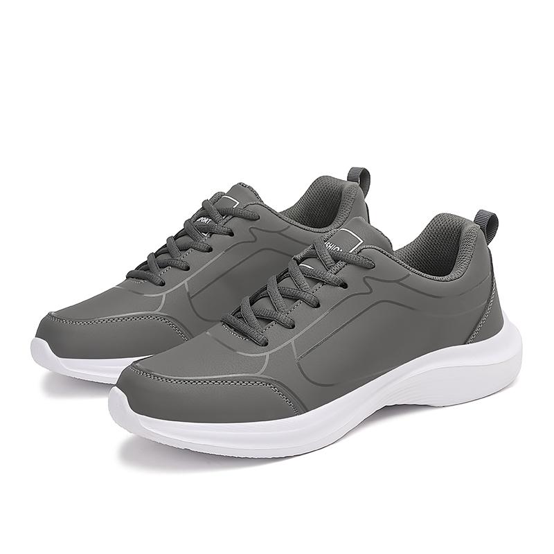 Men Sneakers Spring Fall Casual Lace Up Platform Shoes Lightweight Sports Shoes for Men Comfortable Walking Breathable