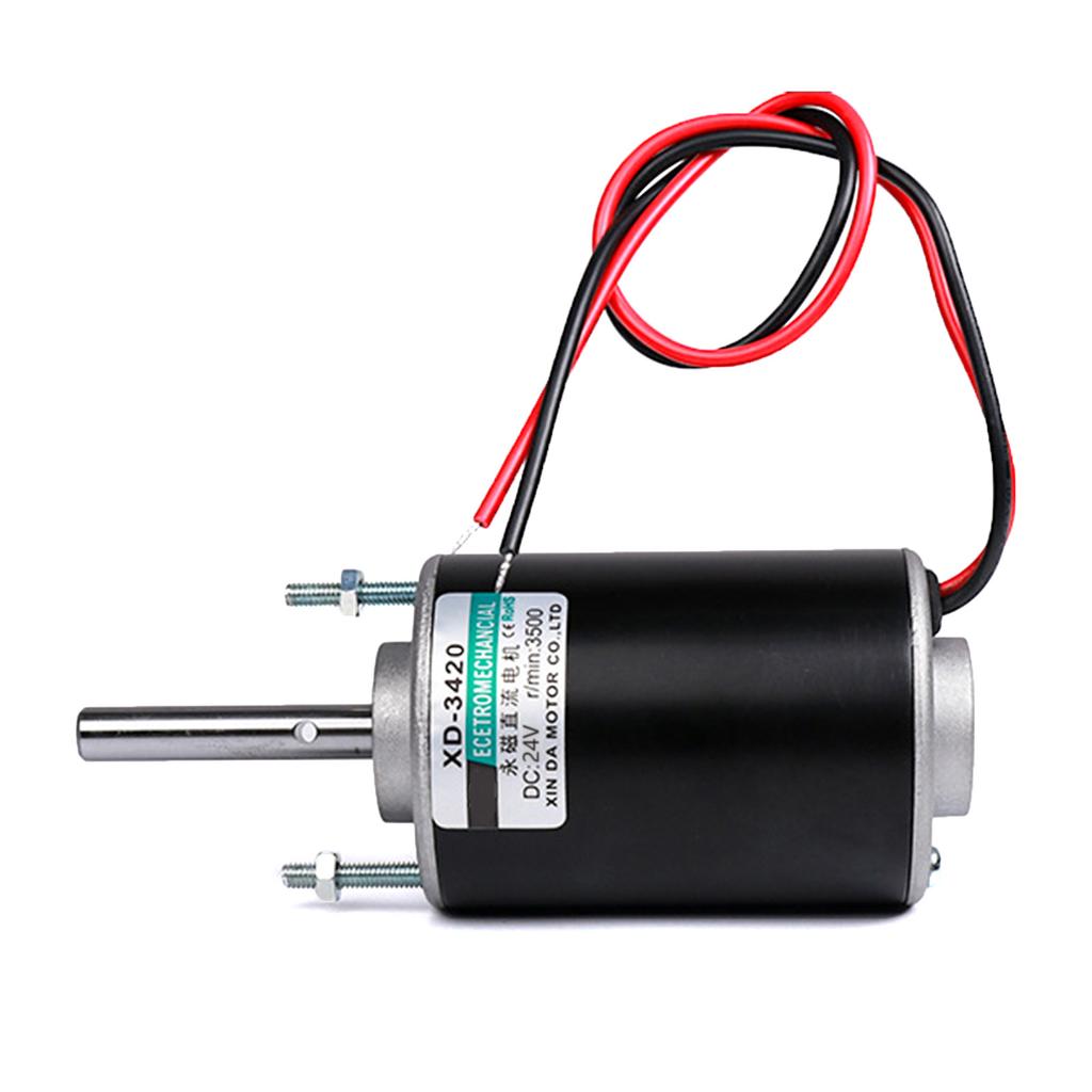 Reversible Electric Gear Motor Low Noise 12/24V 30W Electric Permanent Magnets Motor High Speed Electric Motor