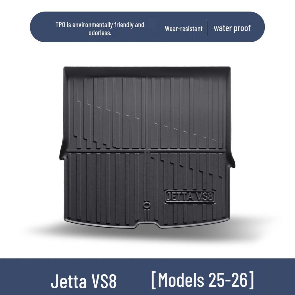 Jetta VS8 TPE Waterproof Trunk Mat - Car Interior Accessory