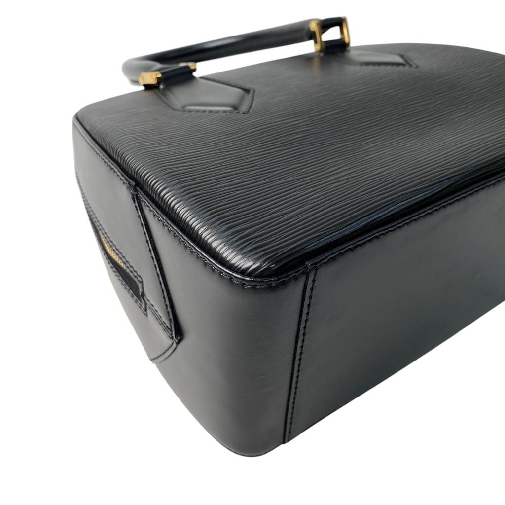 Used LOUIS VUITTONHandbag Black Leather Women