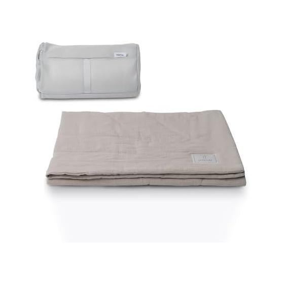 [Father s Day Gift] [TENTIAL] Comforter Cool Organic Cotton [Bakune Comforter Cool Organic Cotton] Summer Comforter Bedding Washable Greige Single