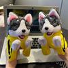 1/2Pcs with Sound Husky Vocal Hand Puppet Plush Interactive Toy Funny Tricky Doll