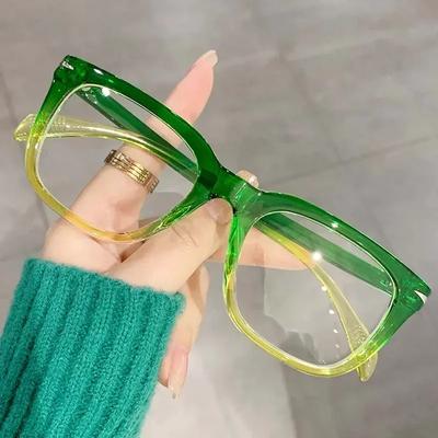 Stylish Square Glasses Women Men Transparent Eyewear Brand Designer Cute Clear Eyeglasses Fashion Optical Frame Oculos