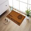 Roll For Initiative Doormat Rubber Bathroom Kitchen Mat Garden Garage Door Floor Mat Non-Slip Carpet Entrance Rug