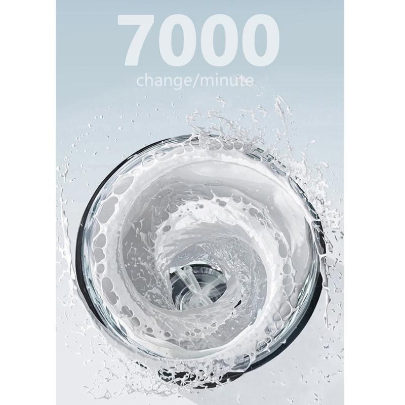 Electric Shaker Bottle 650ml Rechargeable Powerful with Powder Compartment for Smooth Protein Shakes Supplement Storage