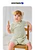Mini Balabala Baby Jumpsuit Summer Soft, Soft, Elastic, Skin Friendly, Breathable Animal Jacquard Crawling Suit 26 New Products