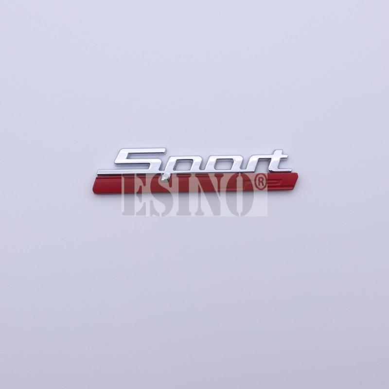 Car Styling Universal 3D Car Trunk Metal Adhesive Badge Emblem Sport Line Rear Body Tailgate Fender Styling Badge for BMW