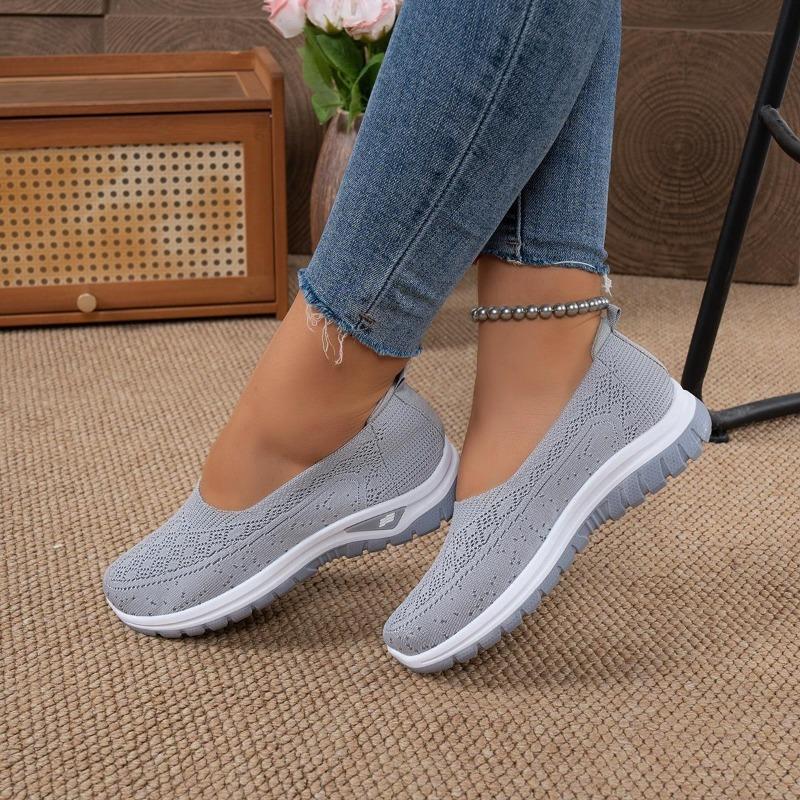 Women's Casual Shoes, Flat Outdoor Lightweight Walking Women's Shoes, Comfortable and Breathable Mesh Shoes