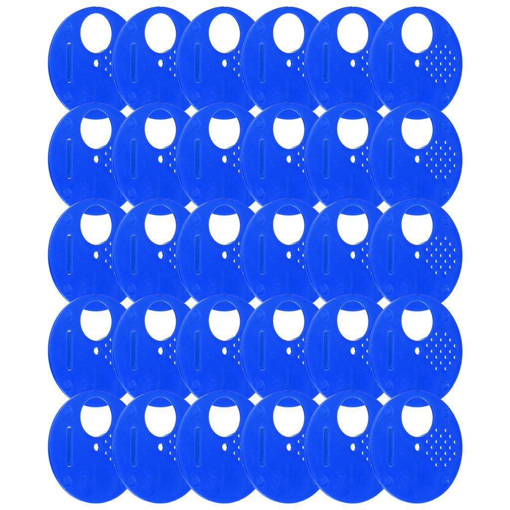 30 Stück Bienenstock Tür Eingangsscheibe Kunststoff Rund Ausstieg Belüftungstor Imkerei Zubehör Blau