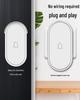 Smart Wireless Doorbell with Long-Range Remote Control and Elderly Call Button, Three-to-One with US/EU/UK Plug Options