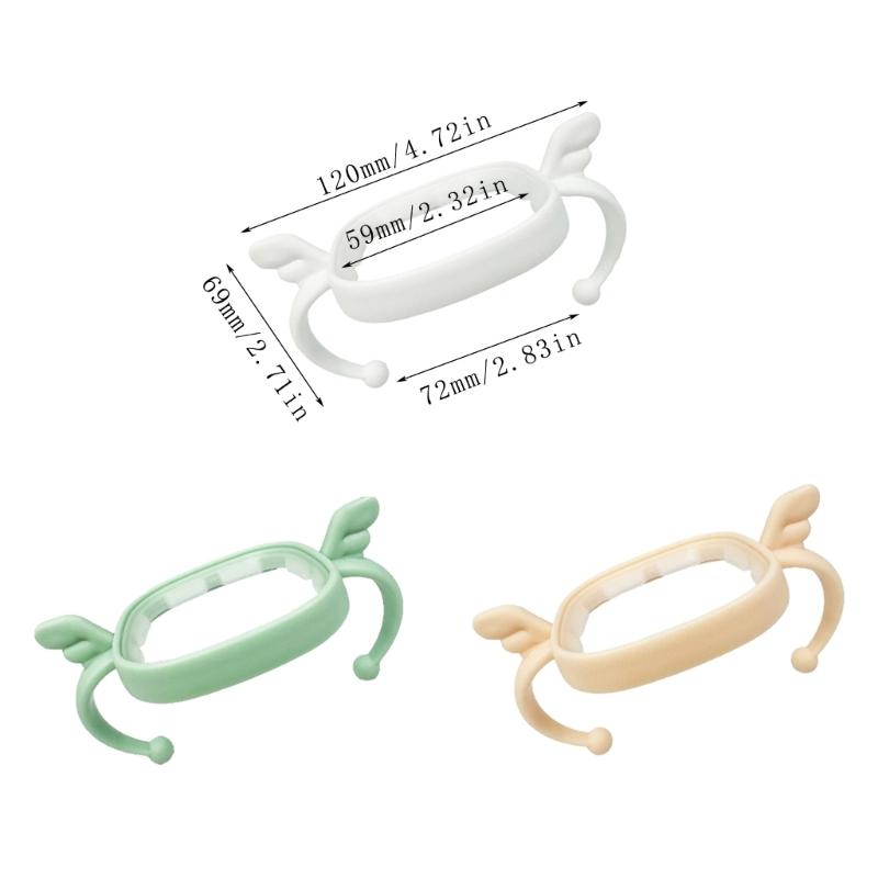 Milk Bottle Handle for Baby, Encourages Independent Drinking Secure Grip Bottle Attachment for Hegen Replacement