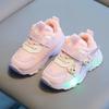 Kids' Fleece-Lined Cotton Shoes for Autumn/Winter: Soft-Soled, Warm Walking Sneakers for Toddlers (Boys & Girls)