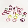 Colorful Spiral Metal Crochet & Circular Knitting Needles with Stitch Markers