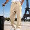 Mens Plus Size Casual Straight Leg Jogger Pants For All Seasons