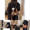 Fashionable Casual Commuter Tote Bag For Women Durable Suede Texture Backpack