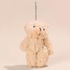 Kawaii Blush Bear Plush Keychain - Teddy Sweetheart Bag Charm