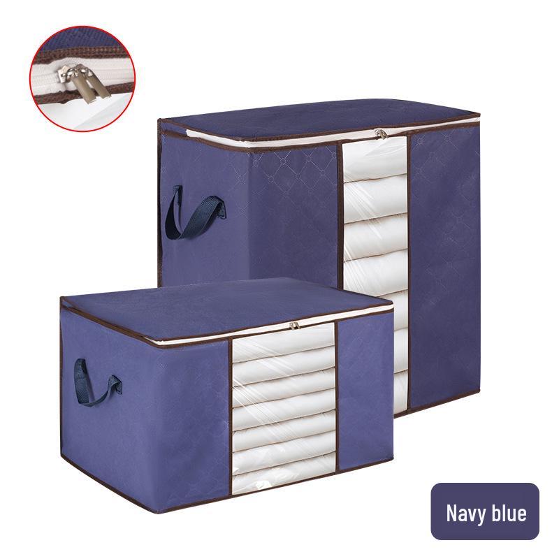 Thickened Cotton Quilt Bag: Durable, Dustproof, Large Capacity, Non-Woven Storage for Clothes