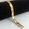 Luxury Man Bracelet Gold Color Heavy Tungsten Steel Jewelry Trendy Friendship Health Magnetic Men's Bracelets Armband Heren