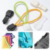 50/100Pcs Paracord Lanyard Zipcords Stoppers Paracord Clip Elastic Shoelaces Shock End Clasps Replacement