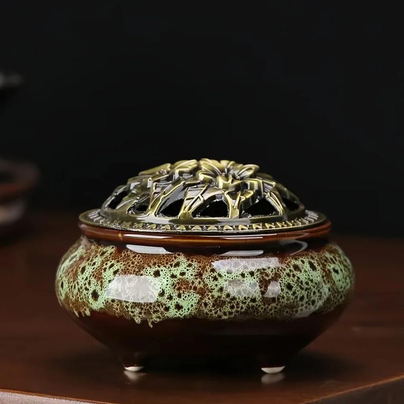 Spiral Incense Holder Wooden Aromatherapy Burner for Cone Stick Creative Home Decor Desktop Zen Decor for Meditation Yoga Room