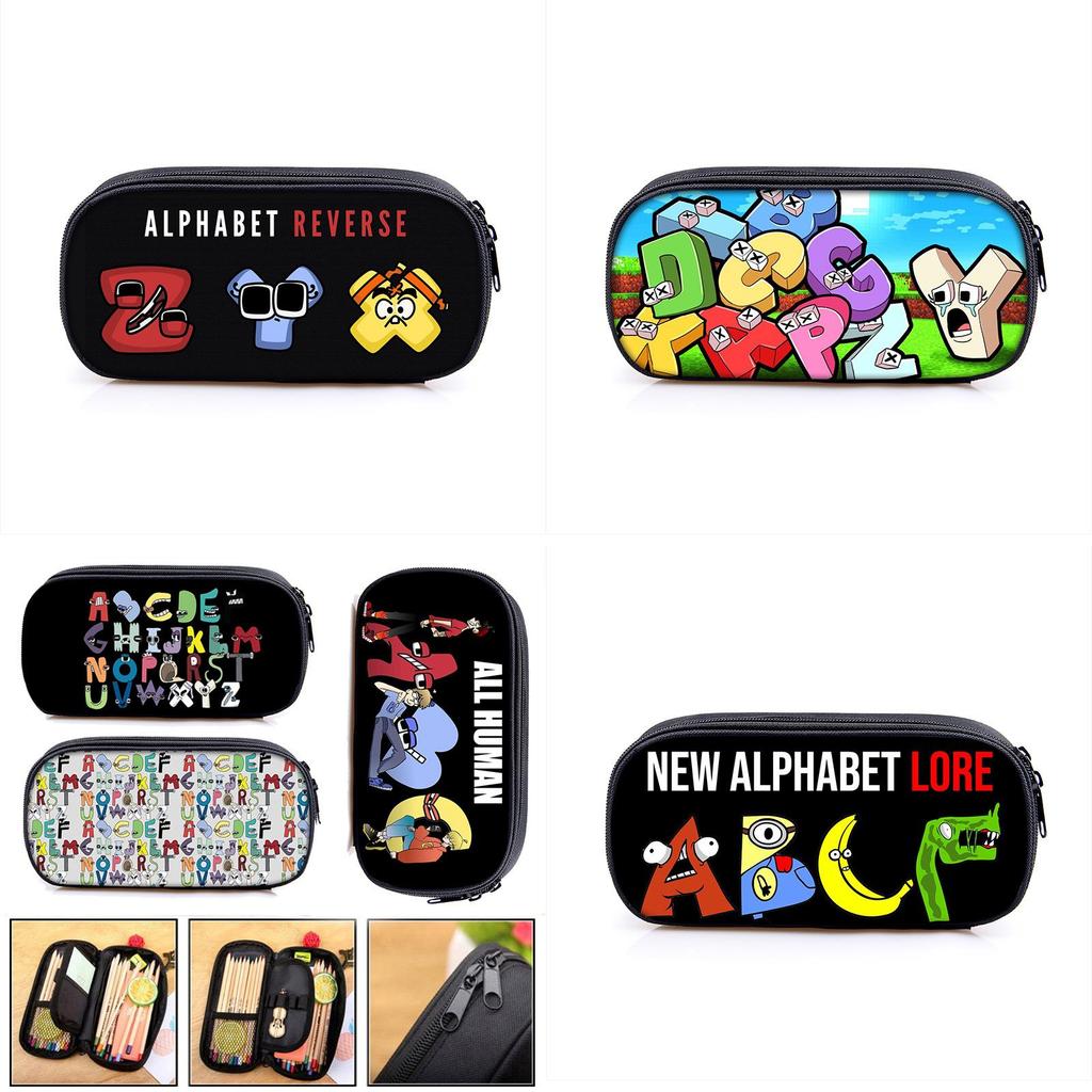 Alphabet Lore Pencil Case Large Capacity Pouch Bag For Students Gift