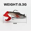 5Pcs/box Fishing Lure 9.3g/10cm Jig Metal Head Soft Bait Swimbaits Fish Jumping Dark Sleeper Jig Fishing Lures Paddle Tail Pike